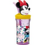 MINNIE BICCHIERE C/CANNUCCIA 3D 360ML ST74466