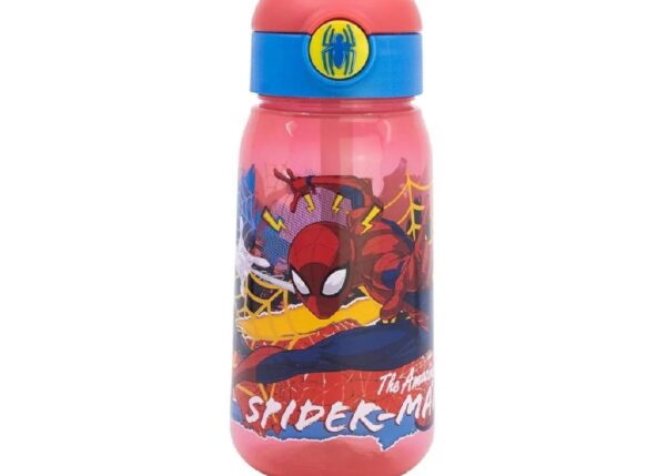 SPIDERMAN BORRACCIA CON TAPPO AUTOMATICO- 510ML ART.83542