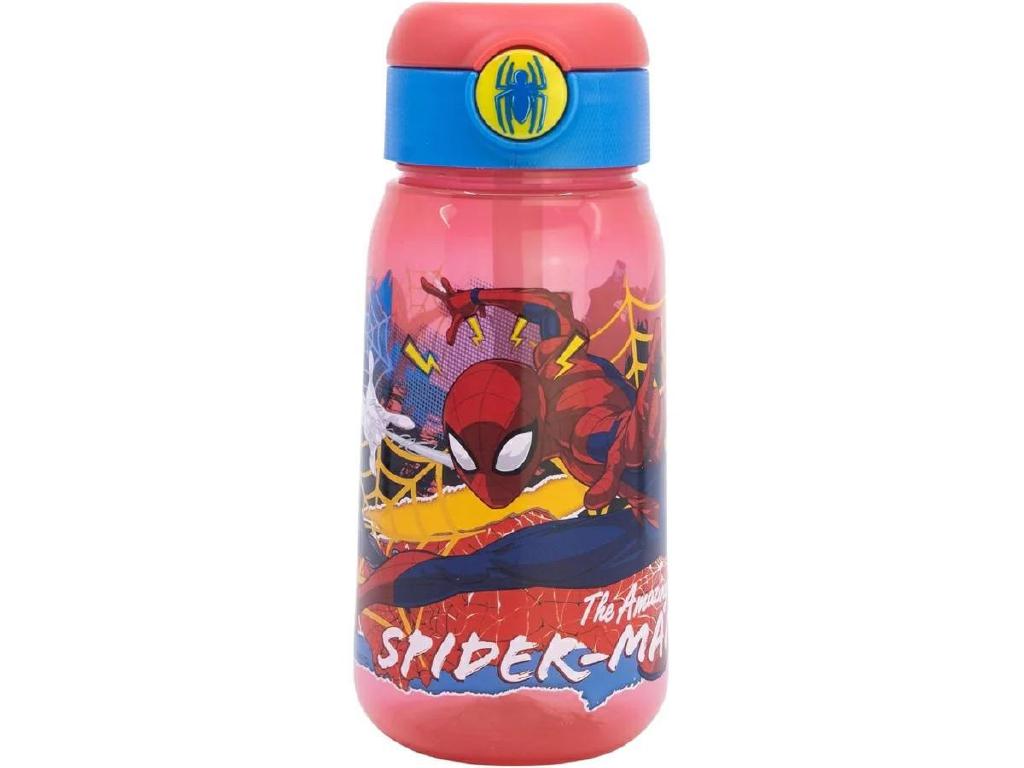 SPIDERMAN BORRACCIA CON TAPPO AUTOMATICO- 510ML ART.83542 SPIDERMAN BORRACCIA CON TAPPO AUTOMATICO- 510ML ART.83542