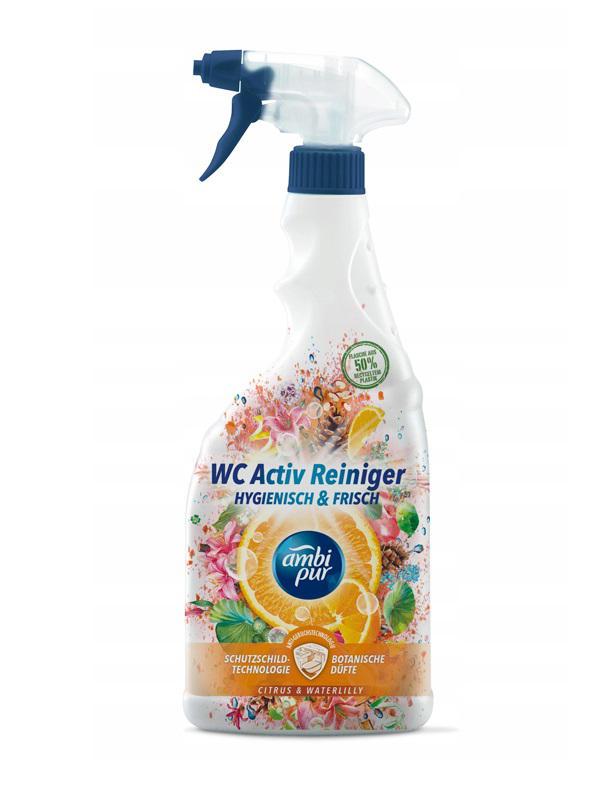 AMBIPUR WC ACTIVE SPRAY 750 ML CITRUS & WATERLILLY AMBIPUR WC ACTIVE SPRAY 750 ML CITRUS & WATERLILLY