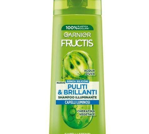 FRUCTIS SHAMPOO 250ML PULITI E BRILLANTI 72 ORE