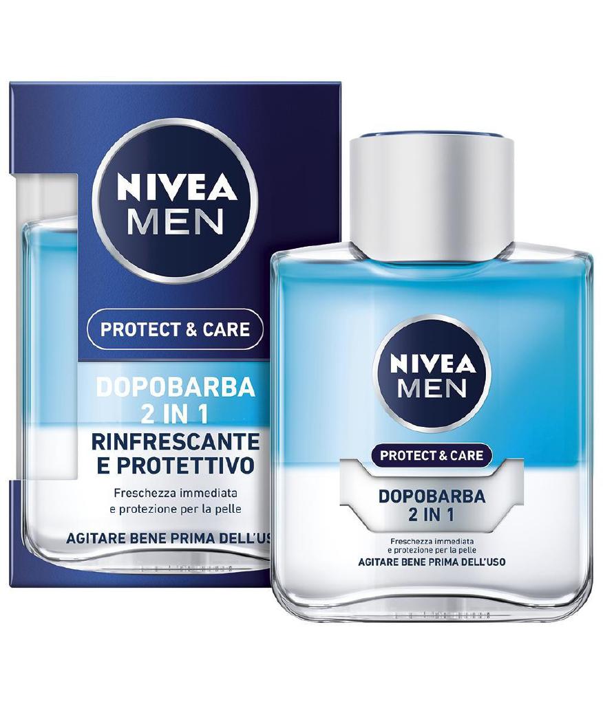 NIVEA DOPOBARBA 100ML FOR MEN 2IN1 LOZIONE PROTECT E CARE NIVEA DOPOBARBA 100ML FOR MEN 2IN1 LOZIONE PROTECT E CARE