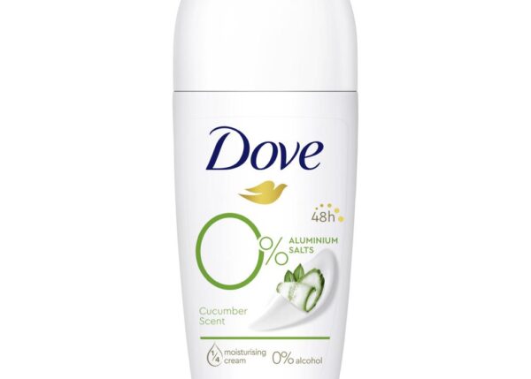 DOVE DEODORANTE ROLL-ON 50ML 72H 0%SALI CUCUMBER AD.CARE