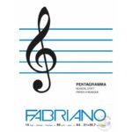 ALBUM MUSICA FABRIANO 19100378 A4 80GR CF.X10PZ