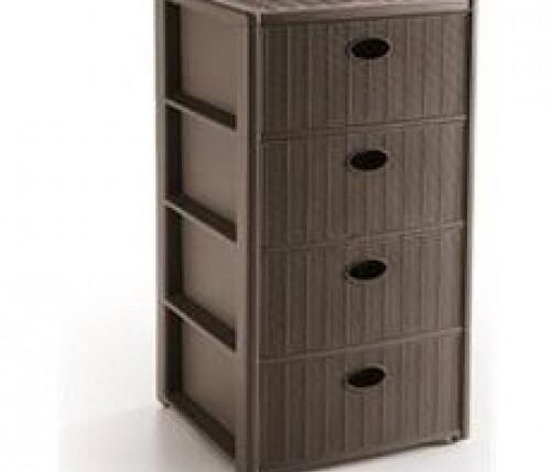 CASSETTIERA L.ELEGANCE 4 CASS. MOKA $