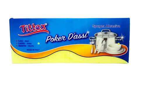 TITTEX SPUGNA ABRASIVA POKER D'ASSI ART.2