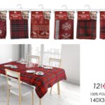 TOVAGLIA NATALIZIA ANTIMACCHIA 140X360 6ASS ART.675157