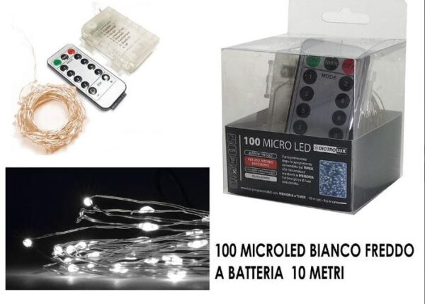CATENA 100 MICROLED C/TELEC. B.FREDDO ART.405840
