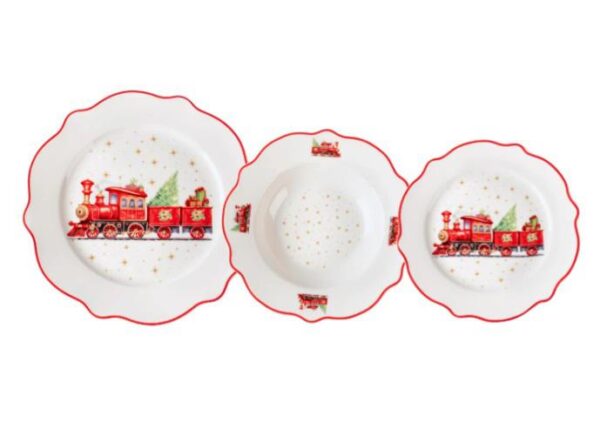 SERVIZIO 18PZ PORCELLANA NATALIZIA TRAVELING GIFTS ART.524375