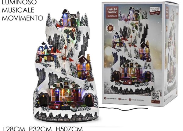 AMBIENTAZIONE NATALIZIA B/O LU/MUS/MOV ART.442440