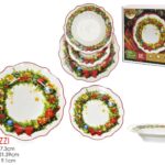 SERVIZIO TAVOLA 18PZ TOYS WREATH PORC. ART.524361