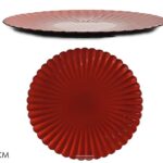 SOTTOPIATTO Ã˜33CM ROSSO ART.405425