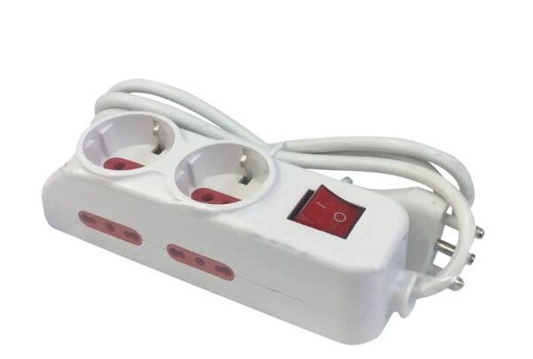 MULTIPRESA 6 POS 10/16A/SCHUKO CON INT. ART.586014