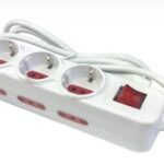 MULTIPRESA 9 POS 10/16A/SCHUKO CON INT. ART.586015