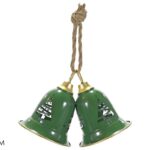 APPENDINO 2 CAMPANE H19CM VERDE ART.432178