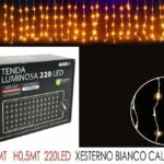 TENDA DI NATALE 4MT C/220LED BIANCO C LX0.5MT H P ART.450732A3