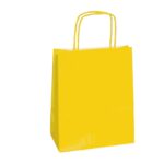BUSTA REGALO CARTA KRAFT 110GR. CF.25 GIALLO
