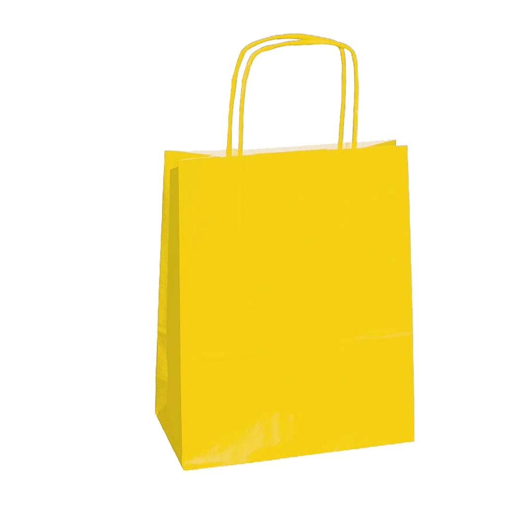 BUSTA REGALO CARTA KRAFT 110GR. CF.25 GIALLO BUSTA REGALO CARTA KRAFT 110GR. CF.25 GIALLO