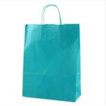 BUSTA REGALO CARTA KRAFT 90GR. CF.25 AZZURRO
