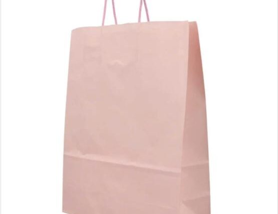 BUSTA REGALO CARTA KRAFT 90GR. CF.25 ROSA