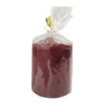 CANDELA PILLAR LUCIDA BORDEAUX H.8 X DIAM. 7 CM ART.92063 -