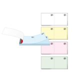 MODULO ANS. 41NIK039 BLOCCO NUMERATO 1-100 COL.ASS. CF.X10
