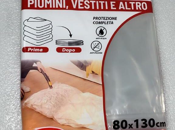 SETABLU SACCO SOTTOVUOTO 80*130CM