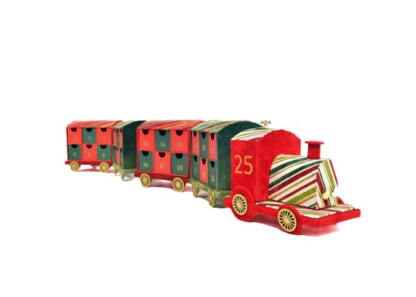 TRENO DELL'AVVENTO NATALIZIO IN CARTA 115X13XH.20CM ART.55869 -