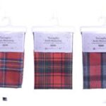 TOVAGLIA ANTIMACCHIA TARTAN IN POLIESTERE 140X180 CM ASSORTITI ART.67494 -