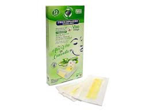 SETABLU STRISCE DEPIL. VISO 12PZ ALOE VERA