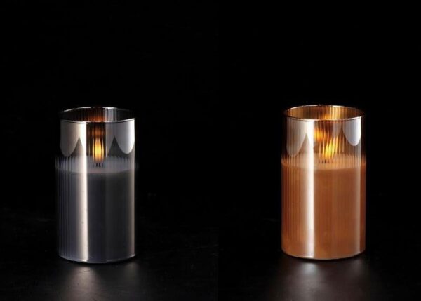 CANDELA LED CILIND 2COL NAT D7,5X13 ART.108385