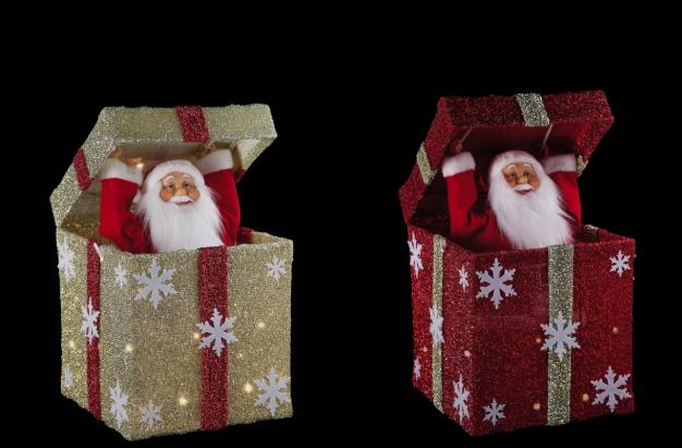PACCO+BABBO NATALE MOVIMENTO+MUSICA+108L 2C 25X25X49 ART.115418 PACCO+BABBO NATALE MOVIMENTO+MUSICA+108L 2C 25X25X49 ART.115418