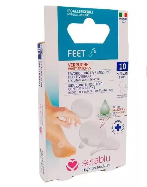 SETABLU PATCH PIEDI PER VERRUCHE 16PZ ASSORTITI SETABLU PATCH PIEDI PER VERRUCHE 16PZ ASSORTITI