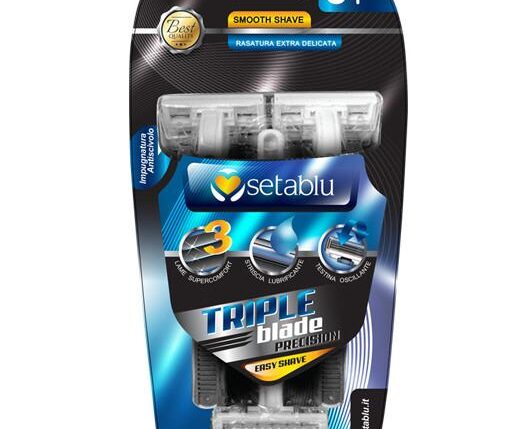 SETABLU RASOIO UOMO TRILAMA 5PZ