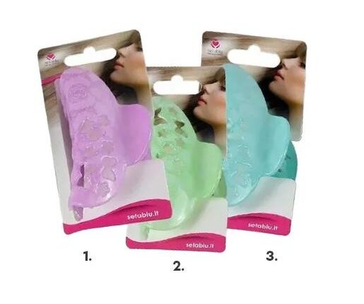 SETABLU PINZA FRANCY BOW 8CM COL VAR