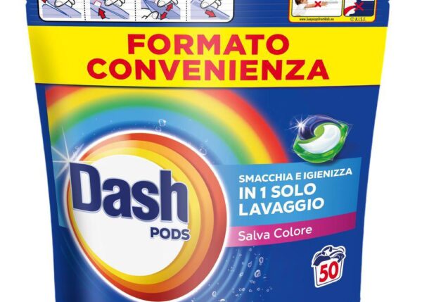 DASH PODS LAVATRICE 50PZ. COLORE
