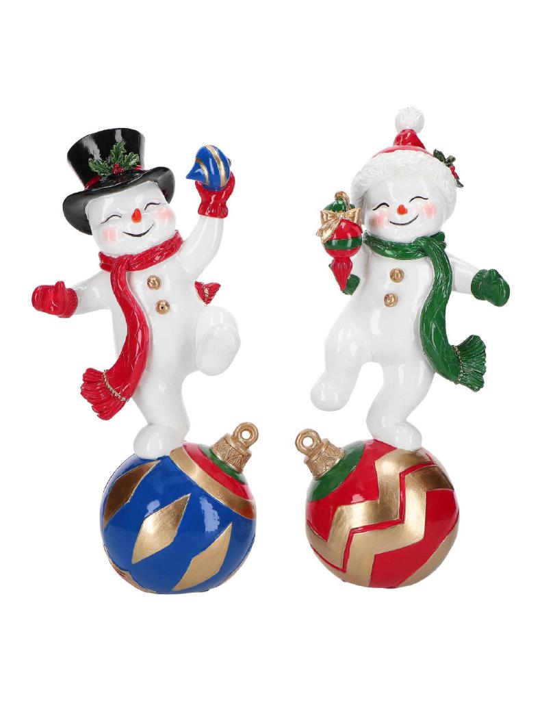 PUPAZZO DI NEVE SU PALLA DI NATALE 2 ASS POLY 13,5X11,5X27,5CM,MULTICOLORE ART.253610 PUPAZZO DI NEVE SU PALLA DI NATALE 2 ASS POLY 13,5X11,5X27,5CM,MULTICOLORE ART.253610