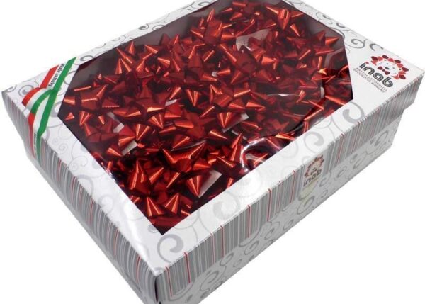COCCARDA STELLA 42140015 14MM ROSSO