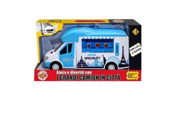CAMION FAST FOOD LUCI SUONI OBOX H18XL32 ART.37419