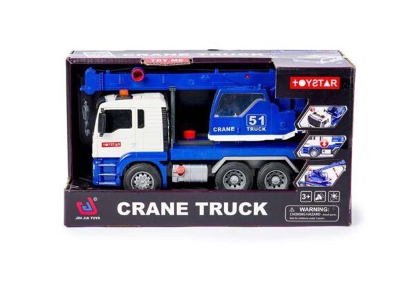 CAMION GRU FRIZIONE 1:10 LUCI SUONI OBOX ART.37544