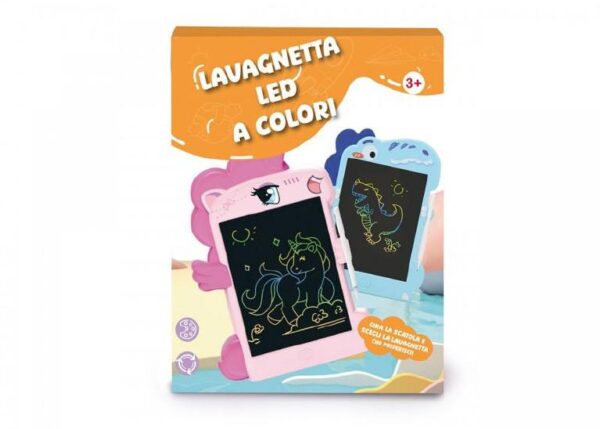 LAVAGNA LED 8,5" 4 ASS IN BOX 21X1X29CM PILE INCL. ART.42460