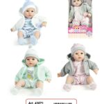 BABY REAL BORN CM.46 3 COL.ASS. ART.43871