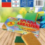 FATIGATI SPUGNE C/ABRASIVO 3 PZ FORZA 10