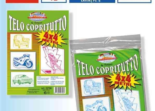 FATIGATI TELO COPRITUTTO 4X4MT ART.22796