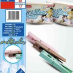 FATIGATI MOLLETTE POLIPR.20PZ.JUMBO MULTICOL
