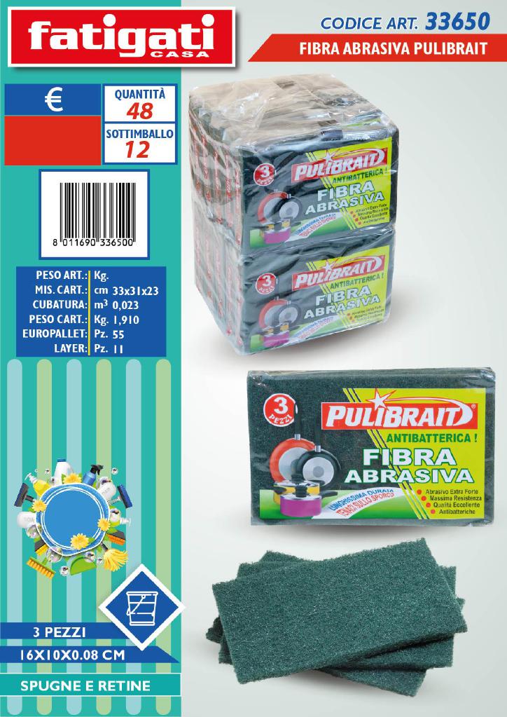FATIGATI FIBRA ABRASIVA 3 PZ.PULIBRAIT 16X10 FATIGATI FIBRA ABRASIVA 3 PZ.PULIBRAIT 16X10