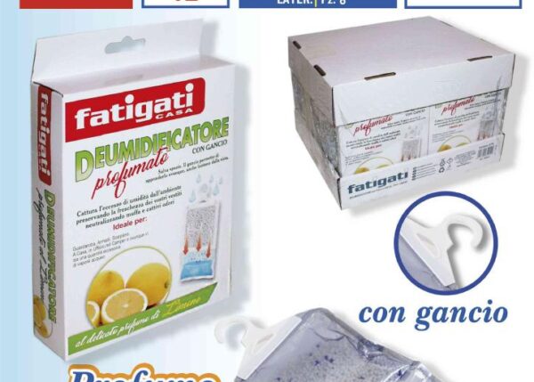 FATIGATI DEUMIDIFICATORE C/GANCIO 500ML LIMONE ART.35454