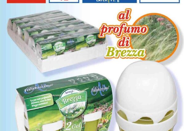 FATIGATI DEODORANTE GEL 140GR 2PZ BREZZA FRESCHISSIMO ART.36622