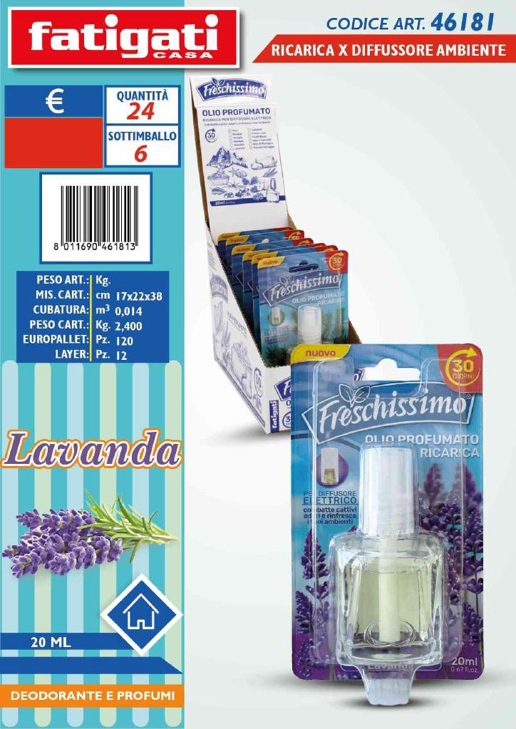 FATIGATI RICARICA X DIFF.AMB.LAVANDA FRESCH FATIGATI RICARICA X DIFF.AMB.LAVANDA FRESCH