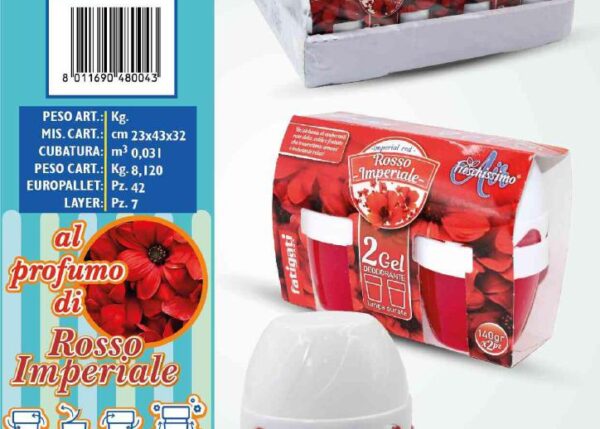FATIGATI DEODORANTE GEL 140GR 2PZ ROSSO IMPERIALE